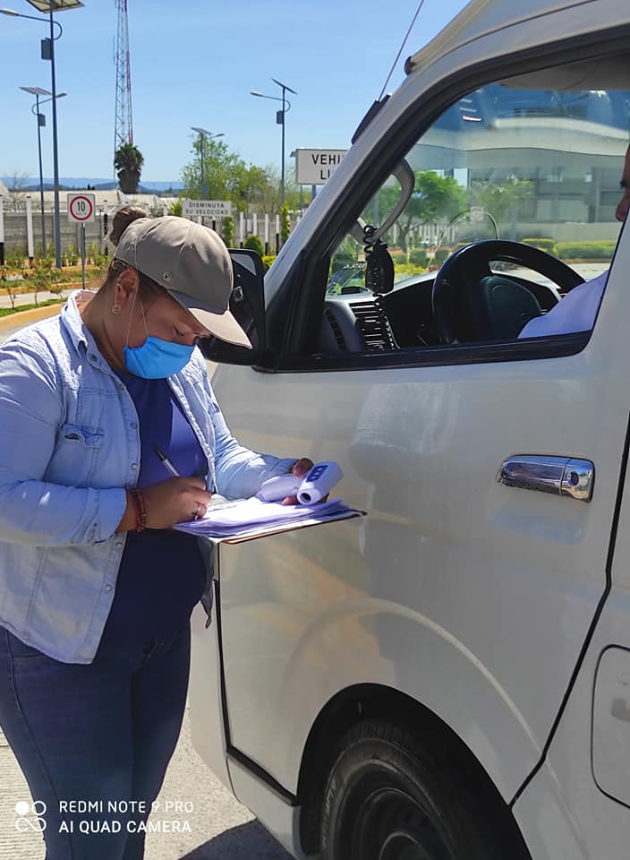 SE INSTALAN FILTROS SANITARIOS EN PUNTOS ESTRATÉGICOS La Trinitaria